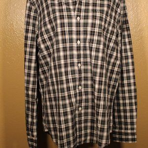 American Eagle Button Down Top Plaid